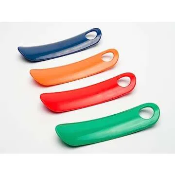 J&C Brands Kids Shoe Horn Pack for Easy Dressing