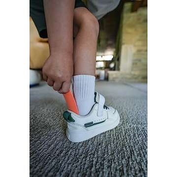 J&C Brands Kids Shoe Horn Pack for Easy Dressing