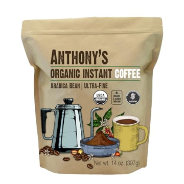 Anthony's Premium Organic Instant Coffee 14oz Ultra Fine