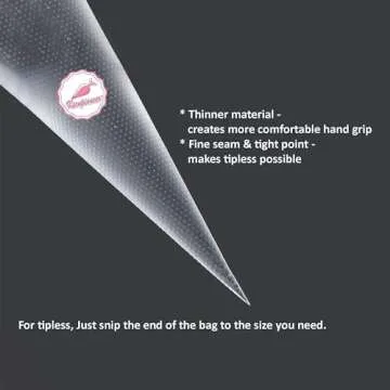 KEENPIONEER Disposable Piping Bags 10inch, 500 count