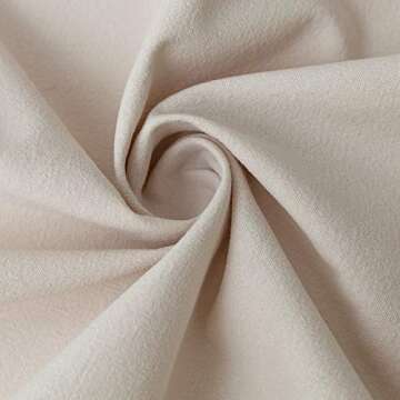 Glory Season Retro Farmhouse Ruffle Tablecloth Cotton Flounces Trim Washable Table Cover Tablecloths for Rectangle Table Baby Shower Kitchen Party Wedding Decor Off-White, 60''x120''