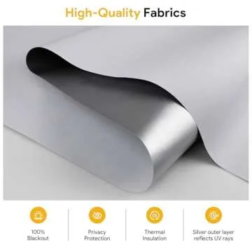 Sunfree Blackout Roller Shades - Cordless & Insulated