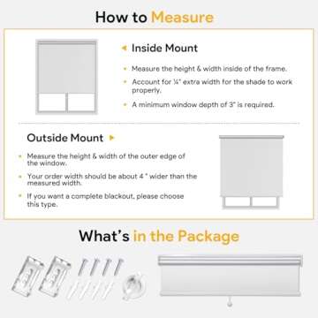 Sunfree Blackout Roller Shades - Cordless & Insulated