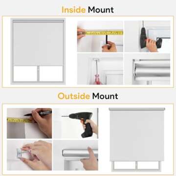 Sunfree Blackout Roller Shades - Cordless & Insulated