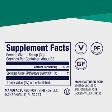 Vimergy Spirulina Powder - Enhance Immunity & Protein