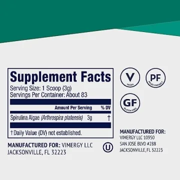 Vimergy Spirulina Powder - Enhance Immunity & Protein