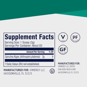 Vimergy Spirulina Powder - Enhance Immunity & Protein