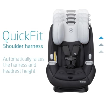 Maxi-Cosi Pria All-in-One Convertible Car Seat, Rear Facing Car Seat for Infants from 4-40 lbs, Forward Facing Car Seat up to 100 lbs in Booster Seat Mode, After Dark