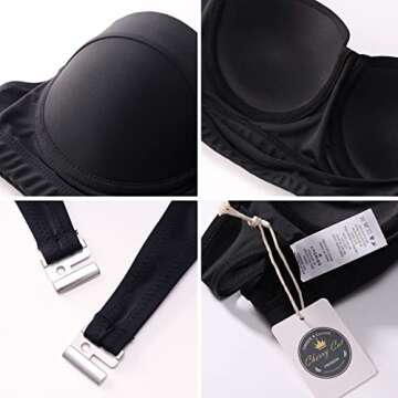 Chic CHERRY CAT Vintage Retro High Waisted Bikini