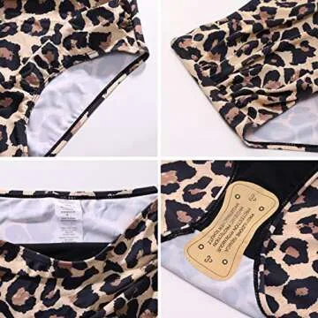 Chic CHERRY CAT Vintage Retro High Waisted Bikini