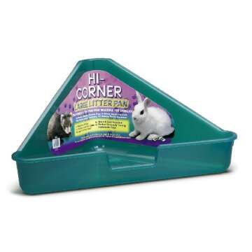Kaytee Large High Corner Small Animal Pet Habitat Litter Pan - Perfect for Your Furry Friends!