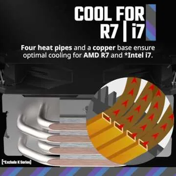 Cooler Master Hyper 212 Spectrum V3 ARGB CPU Cooler with 120mm Fan