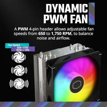 Cooler Master Hyper 212 Spectrum V3 ARGB CPU Cooler with 120mm Fan