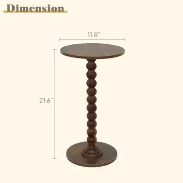 Fultyle Round Side Table - Stylish & Compact Design