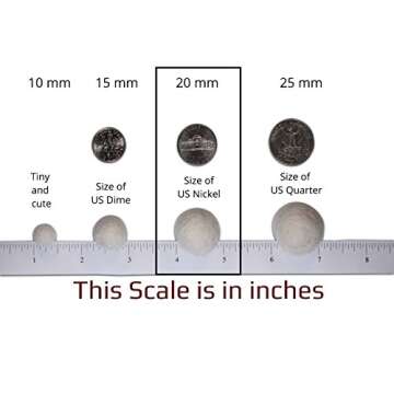 100% Wool Felt Balls - 100 Pieces | Hand-Felted Pom Poms | Pure Wool Beads | Felt Ball DIY (20mm, Mixed Color)