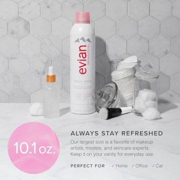 Evian Facial Spray - Hydration and Refreshment in One Bottle