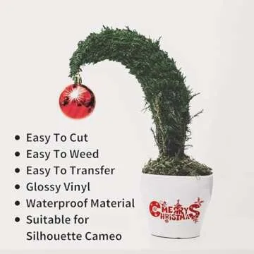 iImagine Vinyl Permanent Vinyl, 72 Pack Permanent Adhesive Vinyl Sheets (12”x 12”) for Silhouette Cameo and Any Craft Machine Cutters