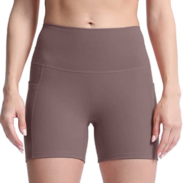 Aoxjox Biker Workout Shorts for Women with Pocket