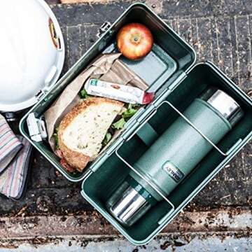 Stanley Classic Lunch Box Large Lunchbox - Fits Meals, Containers, Thermos - Easy to Carry, Built to Last,10 QT / 9.5 L