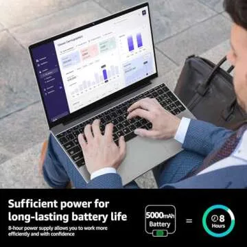 ApoloSign 15.6" Full HD Laptop with Intel N5095, 12GB RAM