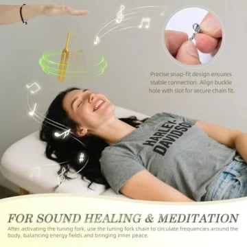 Hugbow Chakra Tuning Fork Set for Sound Healing Therapy