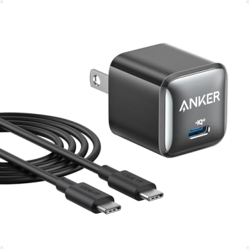Anker 511 Charger (Nano Pro) 20W USB C Block - Fast, Compact, Durable