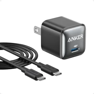 Anker 511 Charger (Nano Pro) 20W USB C Block - Fast, Compact, Durable