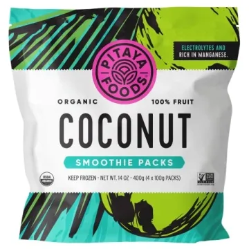 Pitaya Foods Organic Coconut Smoothie Packs - Deliciously Pure & Sweet!