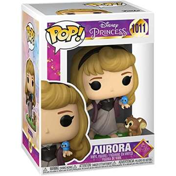 POP Disney Ultimate Princess: Sleeping Beauty - Aurora Funko Pop Vinyl Figure (Bundled with Compatible Pop Box Protector Case), Multicolored, 3.75 inches