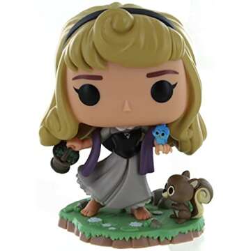 POP Disney Ultimate Princess: Sleeping Beauty - Aurora Funko Pop Vinyl Figure (Bundled with Compatible Pop Box Protector Case), Multicolored, 3.75 inches