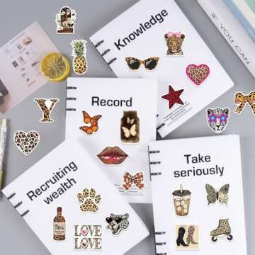 50Pcs Y2K Aesthetic Stickers for Creative Decor