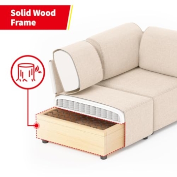 PUREMIND Modular Sectional Sofa for Stylish Living Rooms