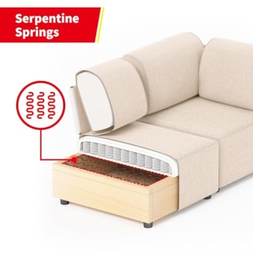 PUREMIND Modular Sectional Sofa for Stylish Living Rooms