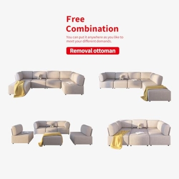 PUREMIND Modular Sectional Sofa for Stylish Living Rooms