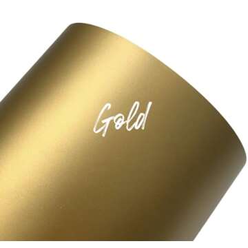 Muravie Geometric Gold Line Wall Decal - Peel and Stick Removable Line Wall Sticker for Living Room ...