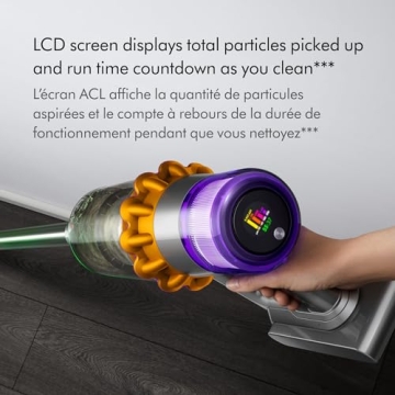 Dyson V15 Detect Cordless Vacuum Cleaner - Powerful Intelligent Cleaning