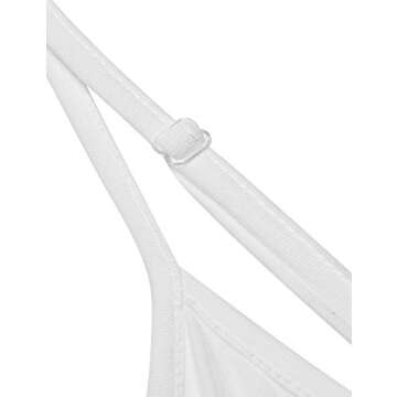 Grabsa Women's Chiffon Extender Tank - Elegant White Top