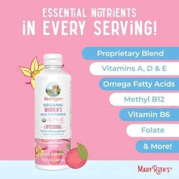 Organic Multivitamin for Women - Sugar Free, Vegan, Non-GMO