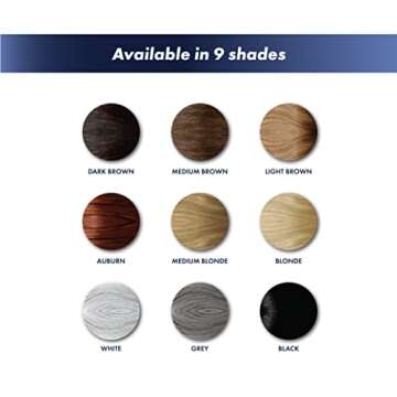 KeraFiber Professional Hair Building Fibres - Natural Keratin Hair thickener Fibres, Hair Powder for Men and Women, Full Head of Hair in 30 Seconds-Hair Fibres Black (12g/0.42oz)