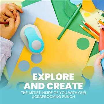 BearBoss 5 Circle Punch Set for Scrapbooking & Card Making