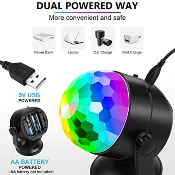 Luditek Disco Lights - Portable Party Strobe Lights