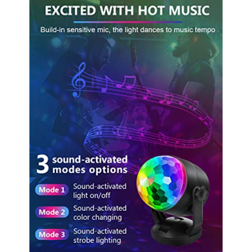 Luditek Disco Lights - Portable Party Strobe Lights