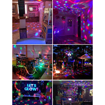 Luditek Disco Lights - Portable Party Strobe Lights