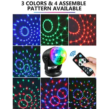 Luditek Disco Lights - Portable Party Strobe Lights
