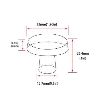 goldenwarm 25pcs Gold Cabinet Knobs for Dresser Drawers Kitchen Hardware Handles Brushed Brass Moder...