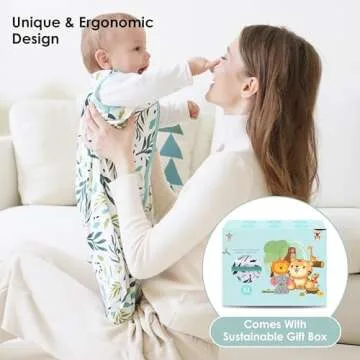 Cute Castle Baby Sleep Sack 12-18 Months - Lightweight 100% Cotton 2-Way Zipper TOG 0.5 Infant Wearable Blanket, Newborn Essentials Toddler Sleep Clothes (3 Pack Green)