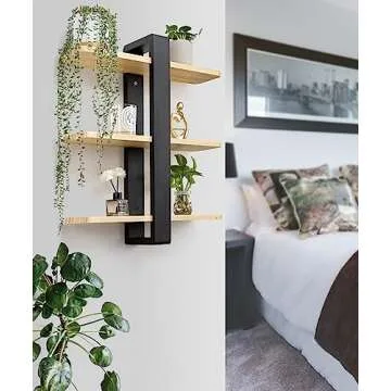Stylish SUMGAR Floating Shelves for Modern Home Decor