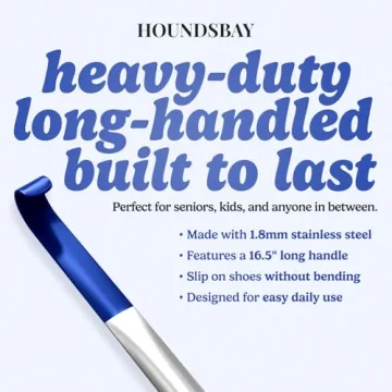 Travel Metal Shoe Horn for Easy Shoe Wearing