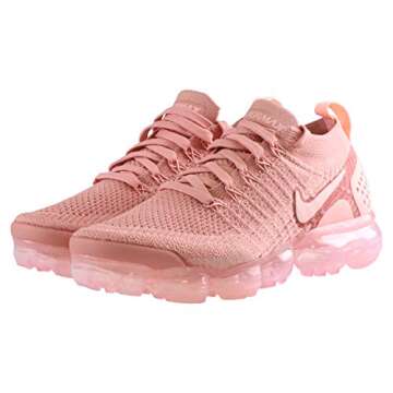 Nike Womens Air Vapormax Flyknit 2 Running Trainers 942843 Sneakers Shoes (UK 4 US 6.5 EU 37.5, Rust Pink 600)