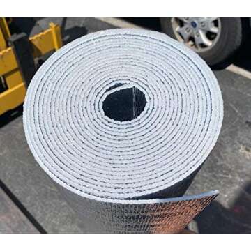 INSULATION MARKETPLACE SmartSHIELD -3mm 24inx50Ft ReflectiveINSULATION roll, Foam Core Radiant Barri...